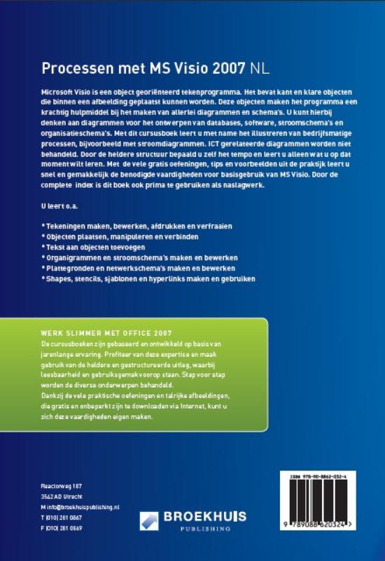 Achterkant van Processen in MS Visio NL