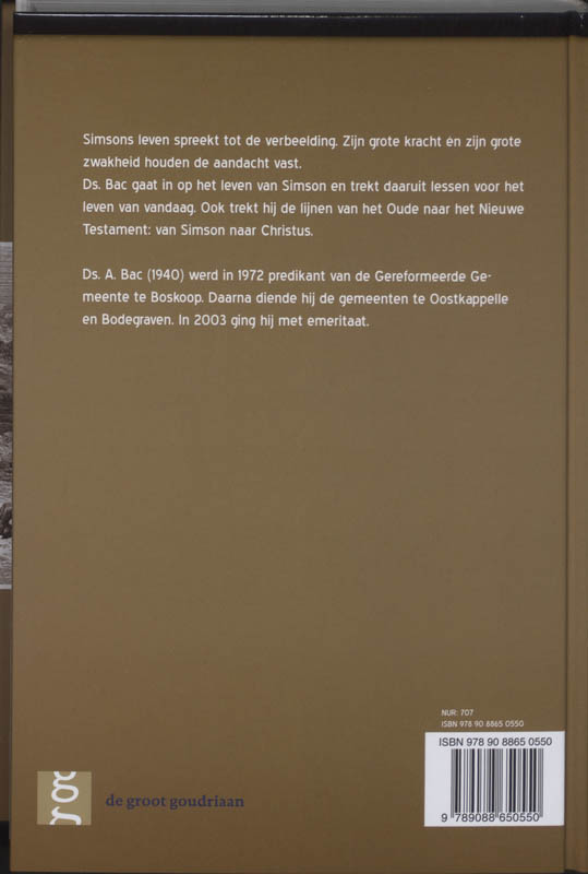 Achterkant van Zoetigheid uit de sterke
