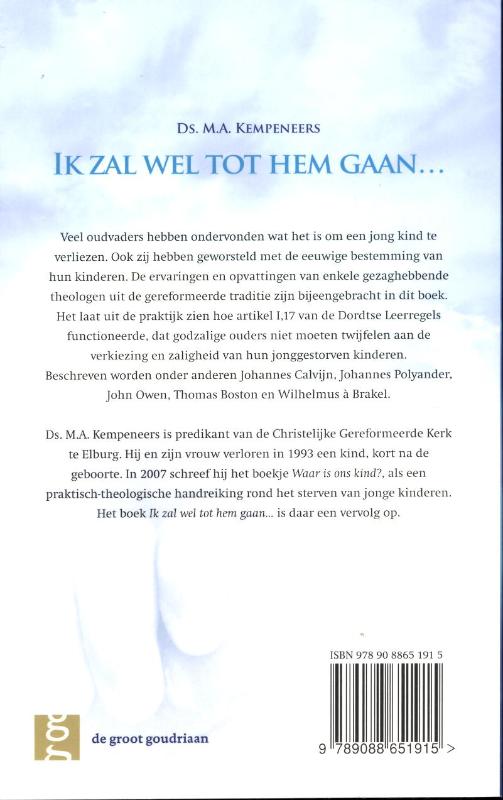 Achterkant van Ik zal wel tot hem gaan...
