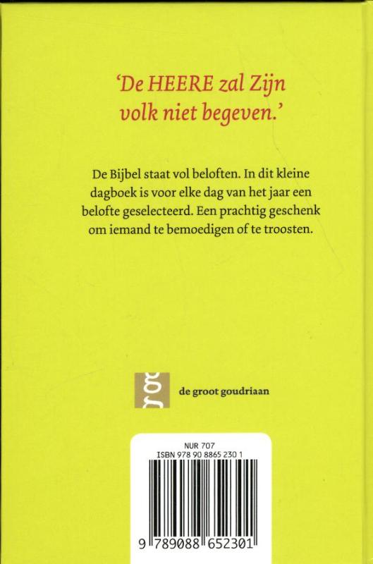 Achterkant van Een belofte voor elke dag