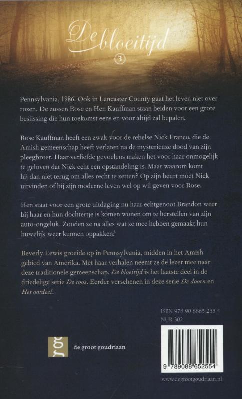 Achterkant van De bloeitijd