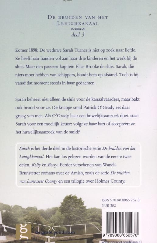 Achterkant van Sarah