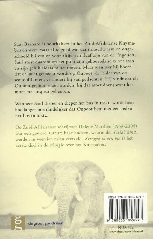 Achterkant van Kringen in een bos