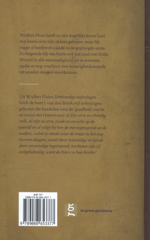 Achterkant van Werpt al uw bekommernissen op Hem