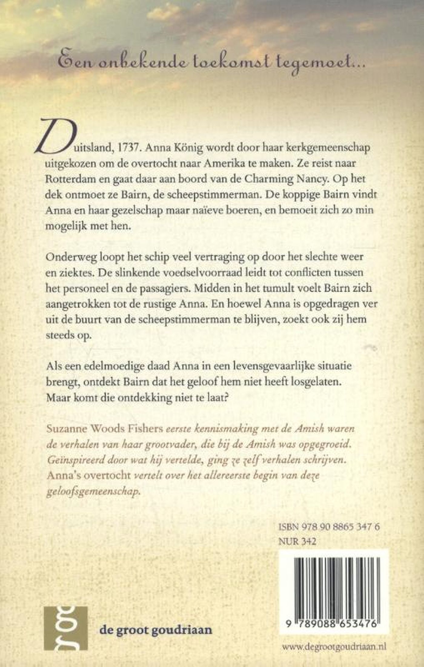 Achterkant van Anna's overtocht