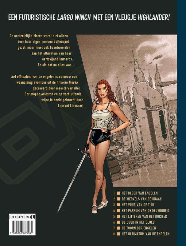 Achterkant van Het ultimatum van de engelen