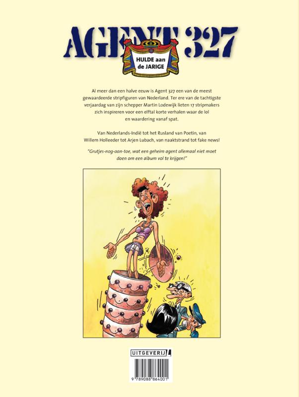 Achterkant van Hulde aan de jarige
