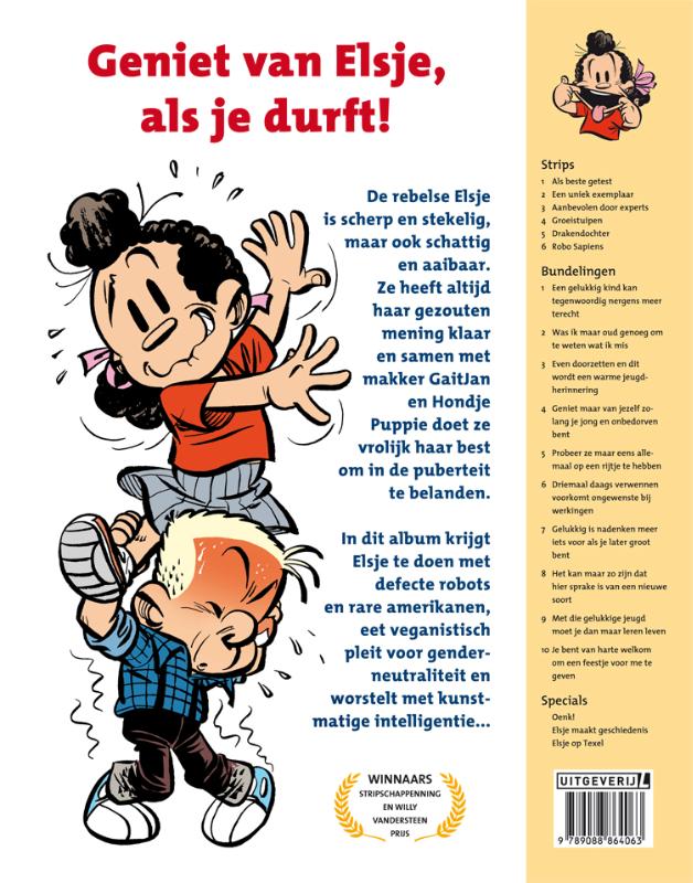 Achterkant van Robo Sapiens