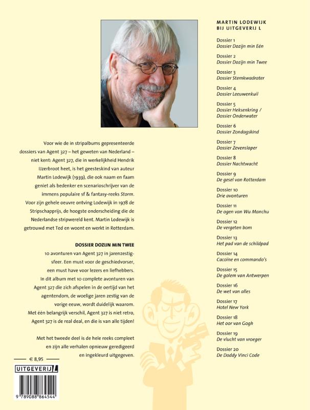 Achterkant van Dossier dozijn min twee