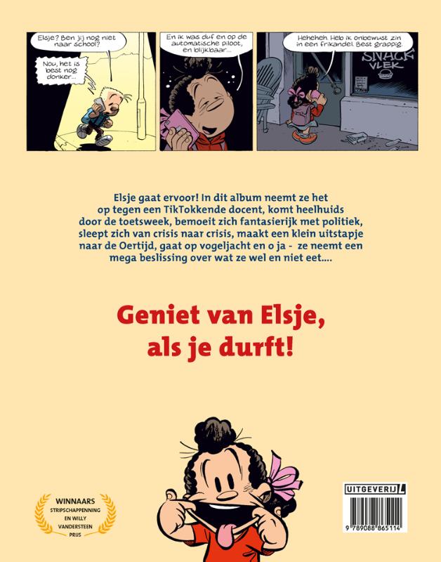 Achterkant van Mega Vega