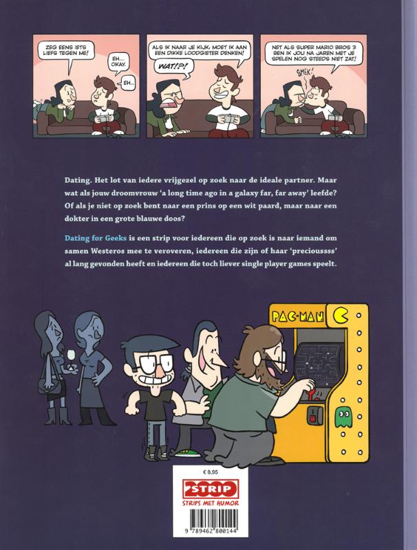 Achterkant van Dating for Geeks 01 Single Players