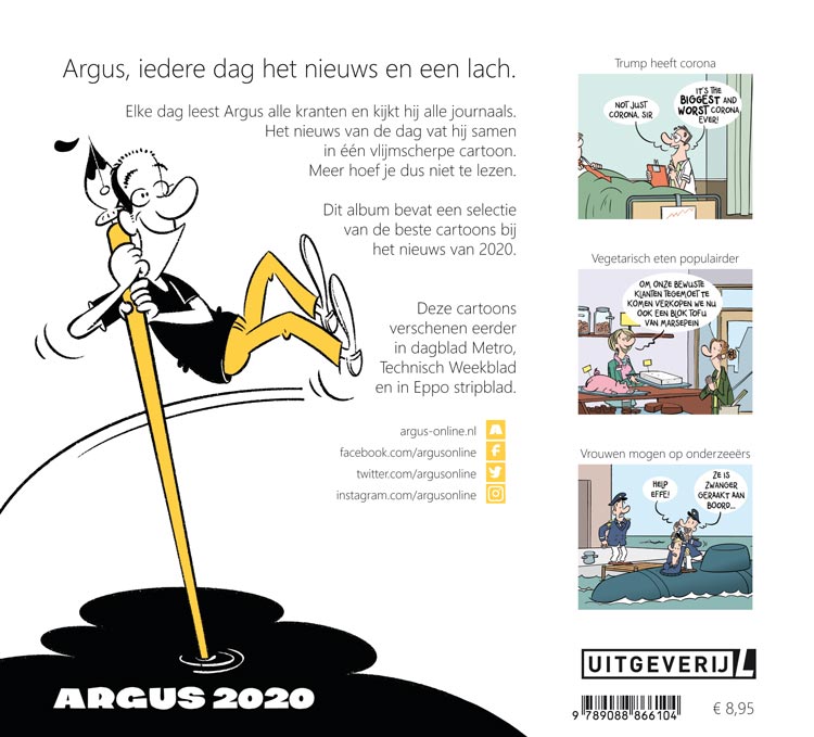 Achterkant van Argus 2020