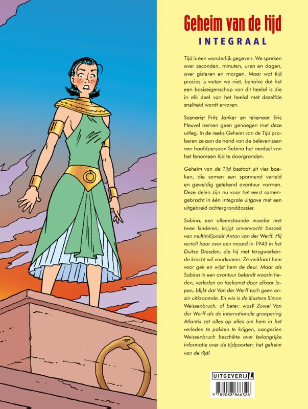 Achterkant van Geheim van de tijd