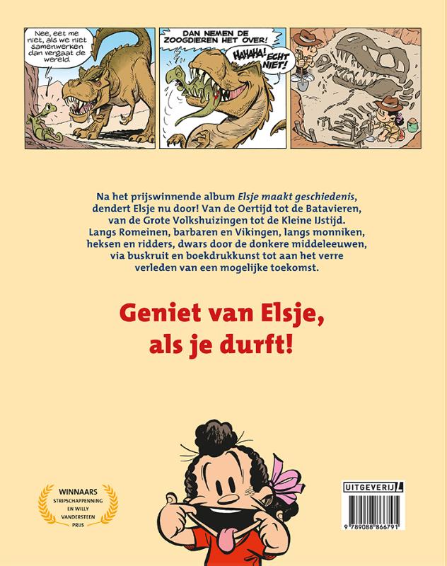 Achterkant van Elsje Dendert door geschiedenis