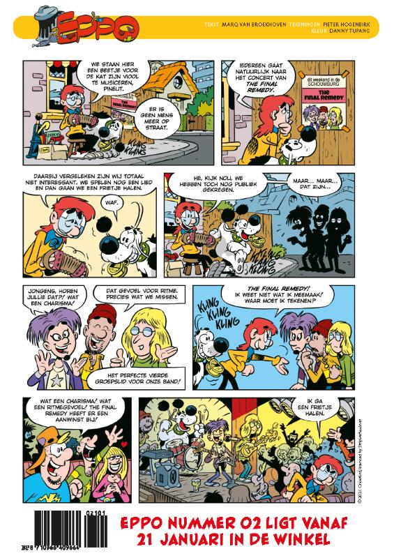 Achterkant van Eppo Strip Magazine 01-2021
