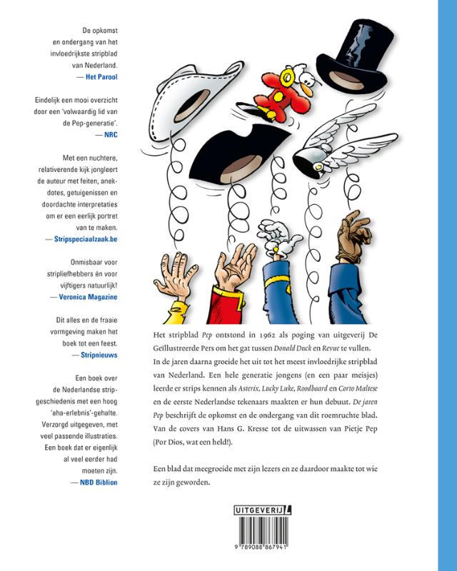 Achterkant van De jaren Pep
