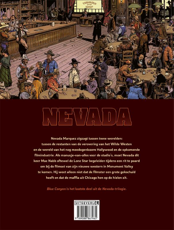 Achterkant van Nevada 3 Blue Canyon