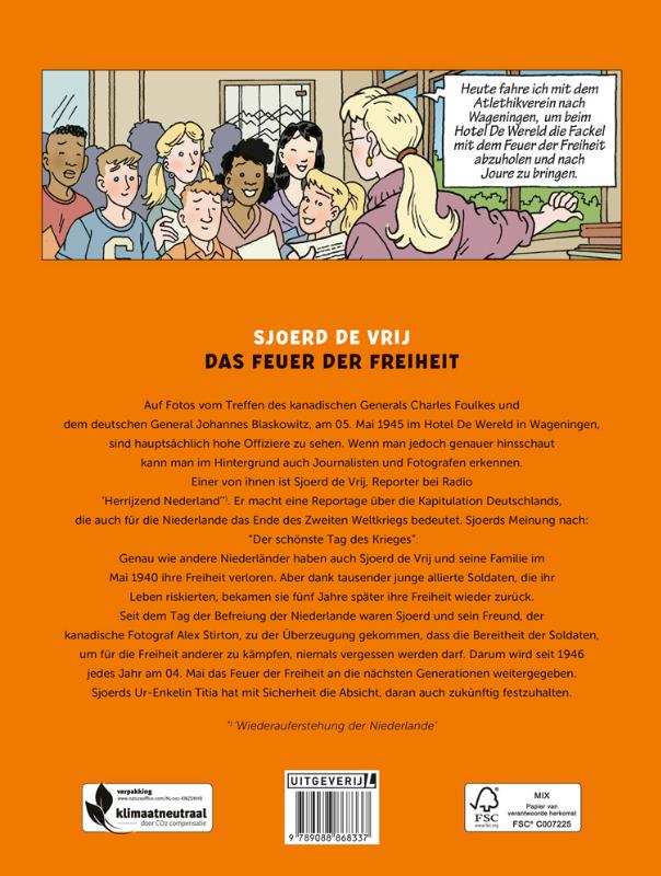 Achterkant van Das Feuer der Freiheit