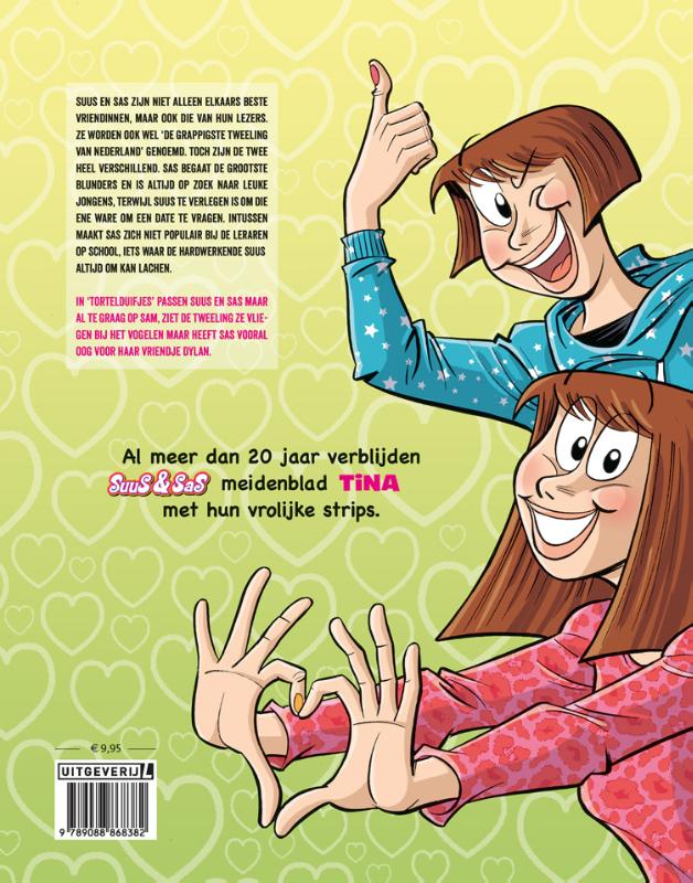 Achterkant van Tortelduifjes