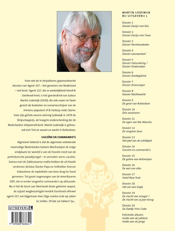 Achterkant van Cacoïne en commando's