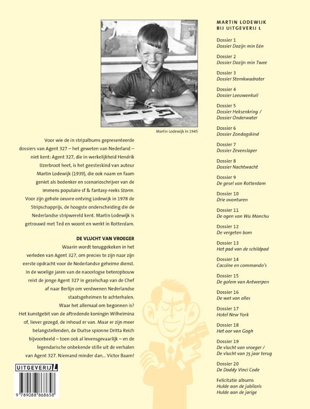 Achterkant van De vlucht van vroeger
