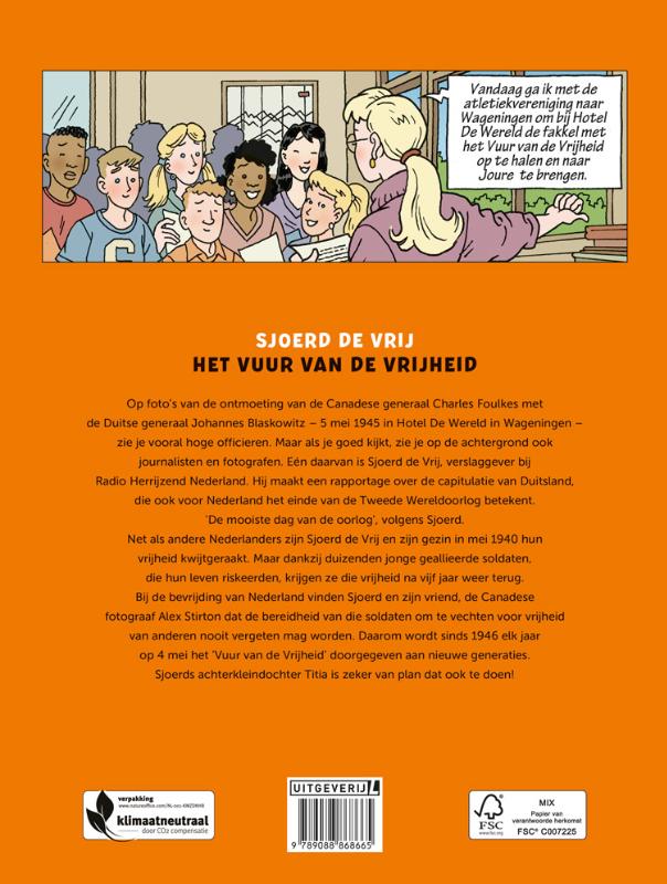 Achterkant van Het vuur van de vrijheid