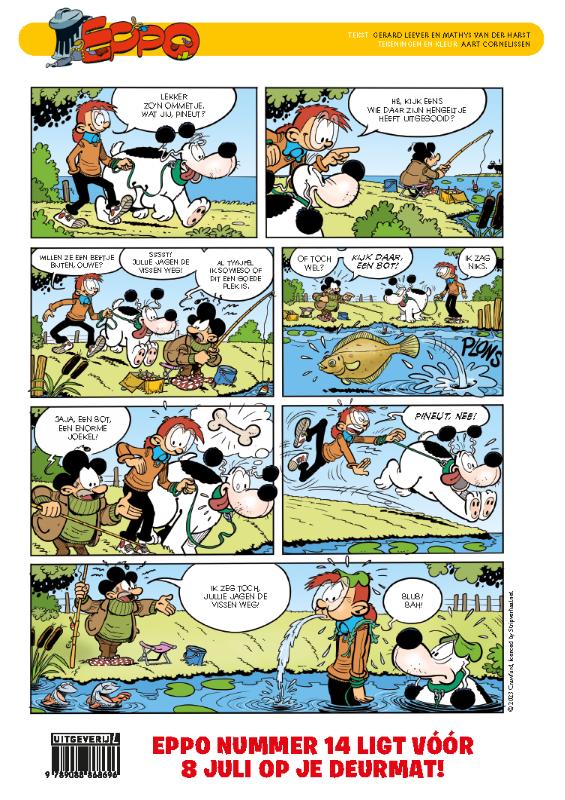 Achterkant van Eppo Stripblad