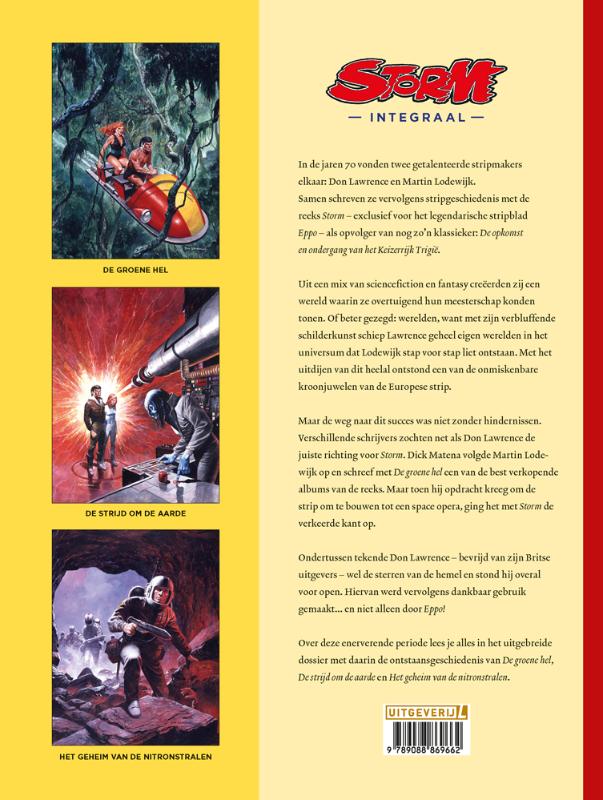 Achterkant van Storm
