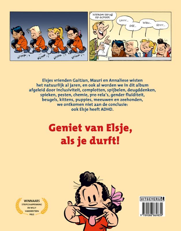 Achterkant van ADHD