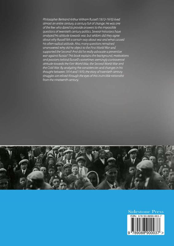 Achterkant van Consistency and Change in Bertrand Russell's Attitude towards War