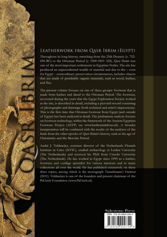 Achterkant van Leatherwork from Qasr Ibrim (Egypt)