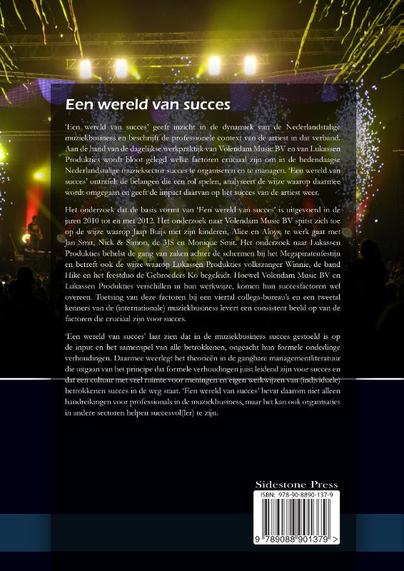 Achterkant van Een wereld van succes