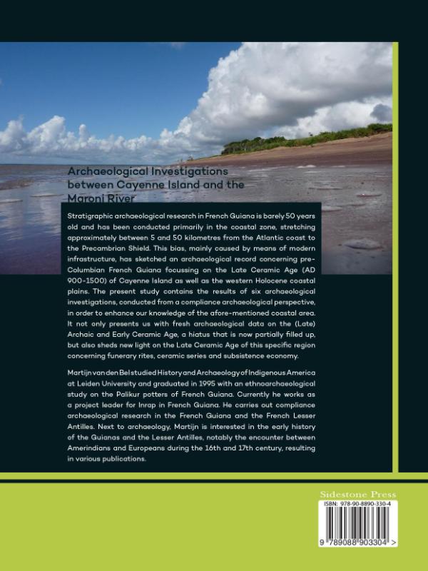 Achterkant van Archaeological investigations between Cayenne Island and the Maroni River