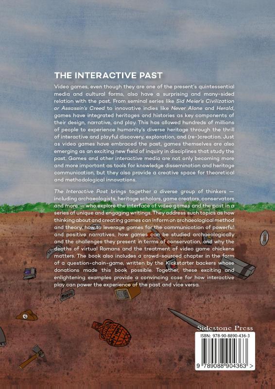 Achterkant van The interactive past