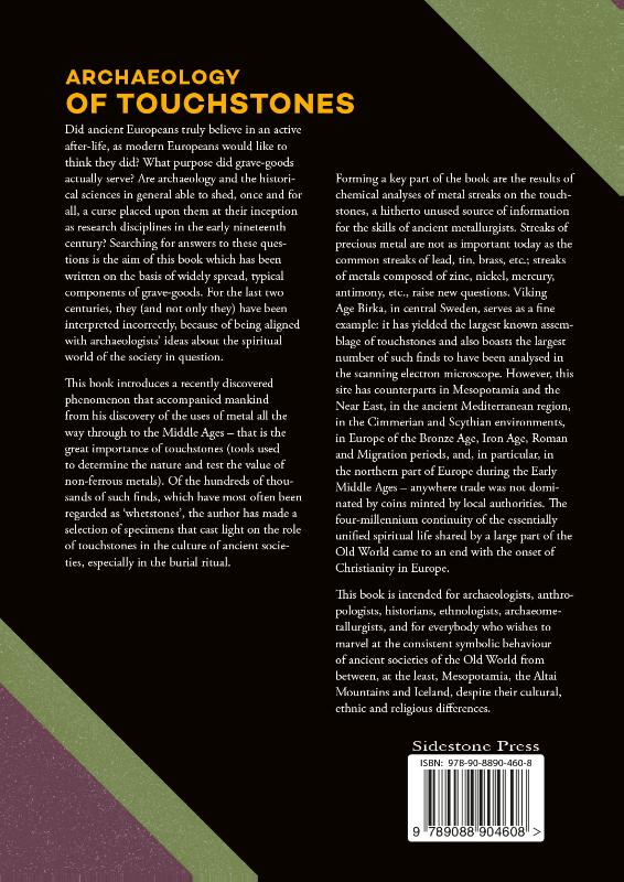 Achterkant van Archaeology of Touchstones