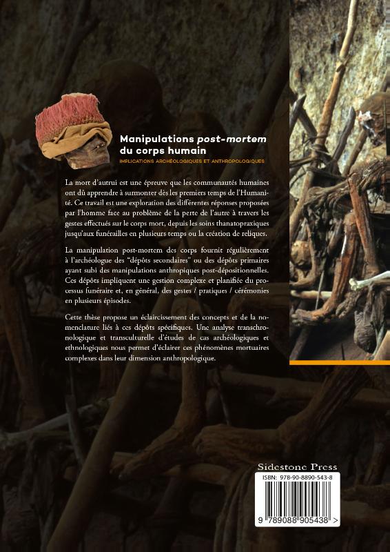 Achterkant van Manipulations post-mortem du corps humain