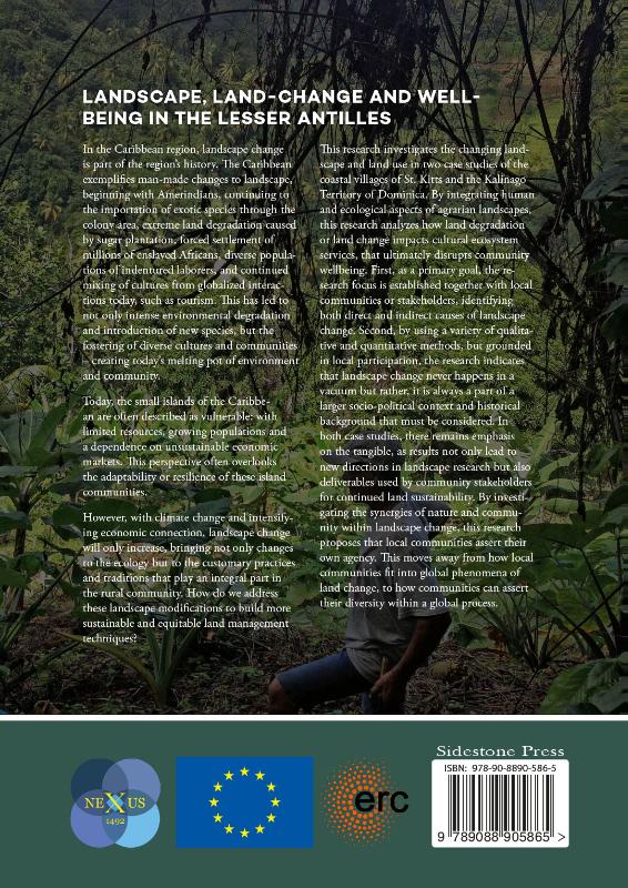 Achterkant van Landscape, Land-Change and Well-Being in the Lesser Antilles