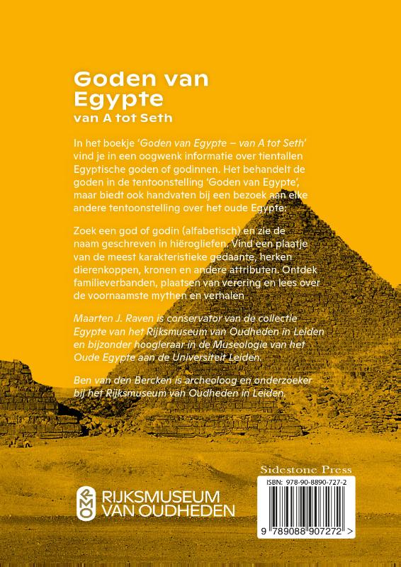 Achterkant van Goden van Egypte, van A tot Seth