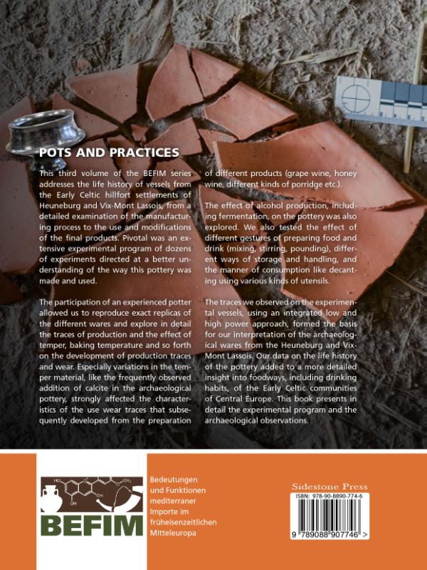 Achterkant van Pots and practices