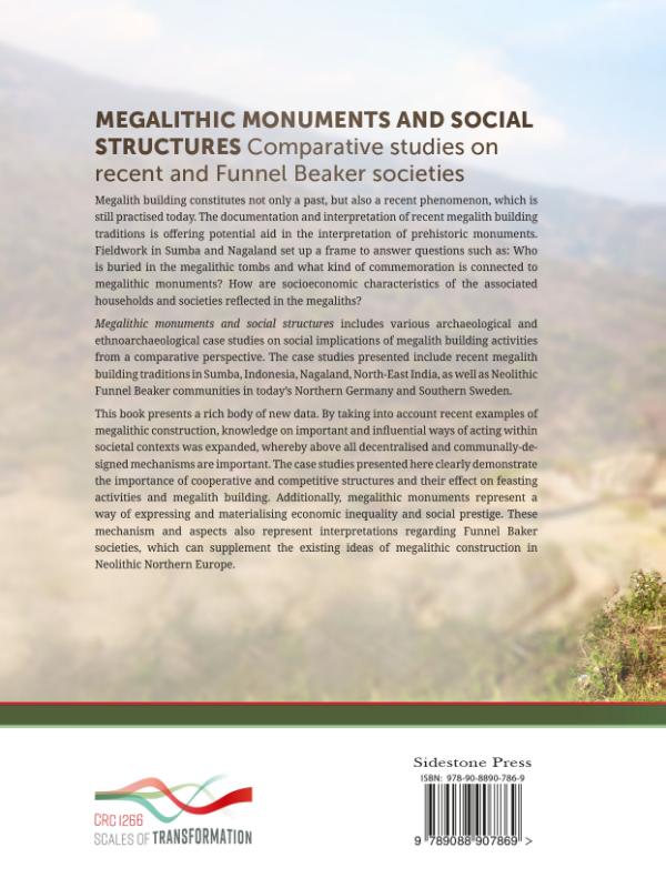 Achterkant van Megalithic monuments and social structures