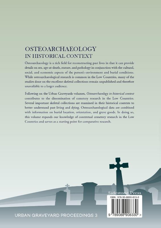 Achterkant van Osteoarchaeology in historical context