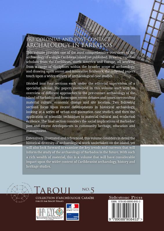 Achterkant van Pre-Colonial and Post-Contact Archaeology in Barbados