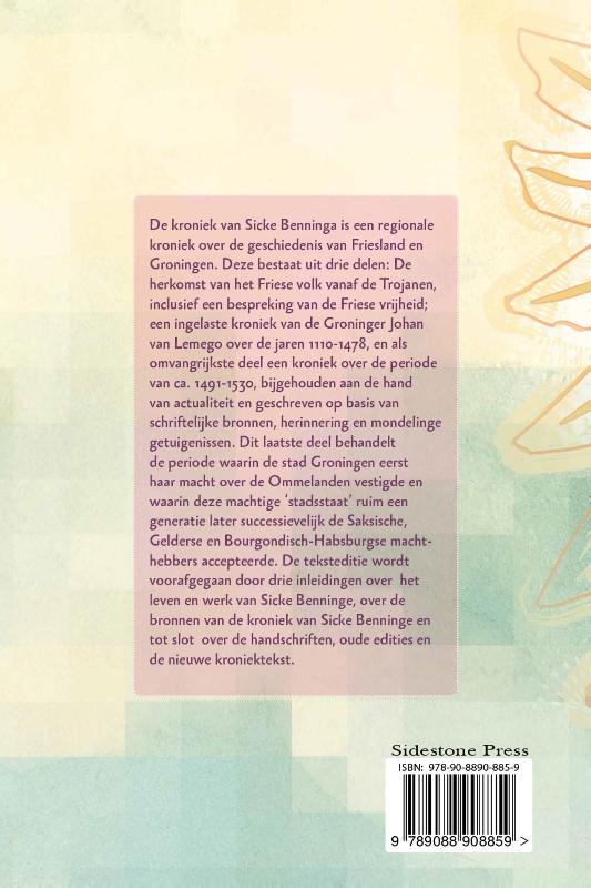 Achterkant van Sicke Benninge