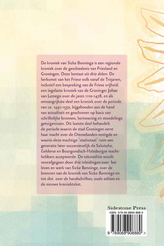 Achterkant van Sicke Benninge