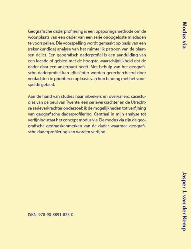 Achterkant van Modus via