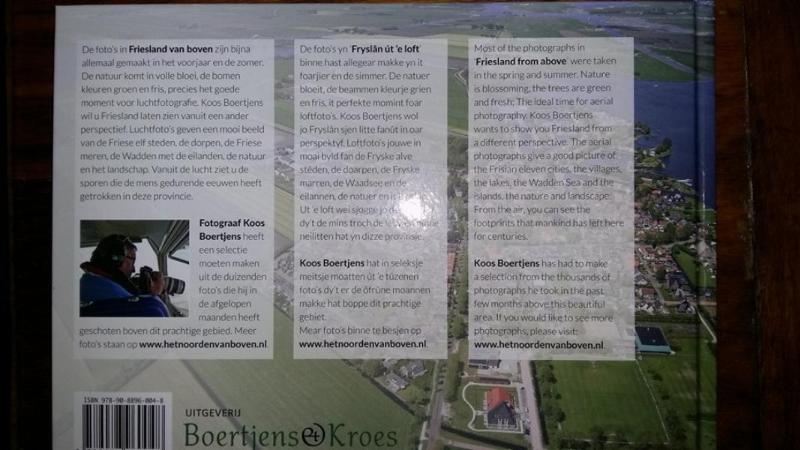Achterkant van Friesland van boven