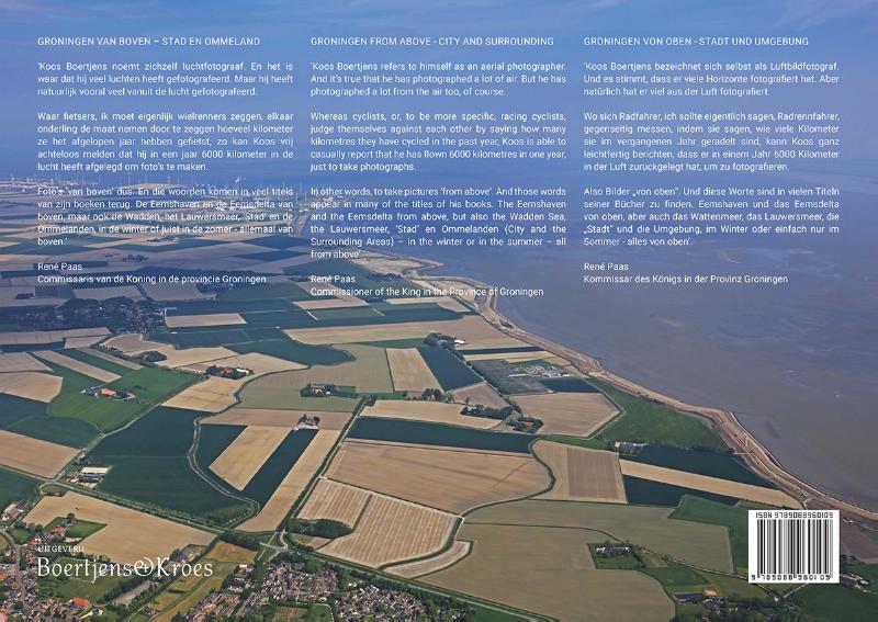 Achterkant van Groningen van boven
