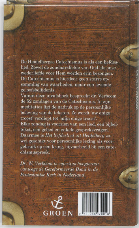 Achterkant van Het liefdeslied uit Heidelberg