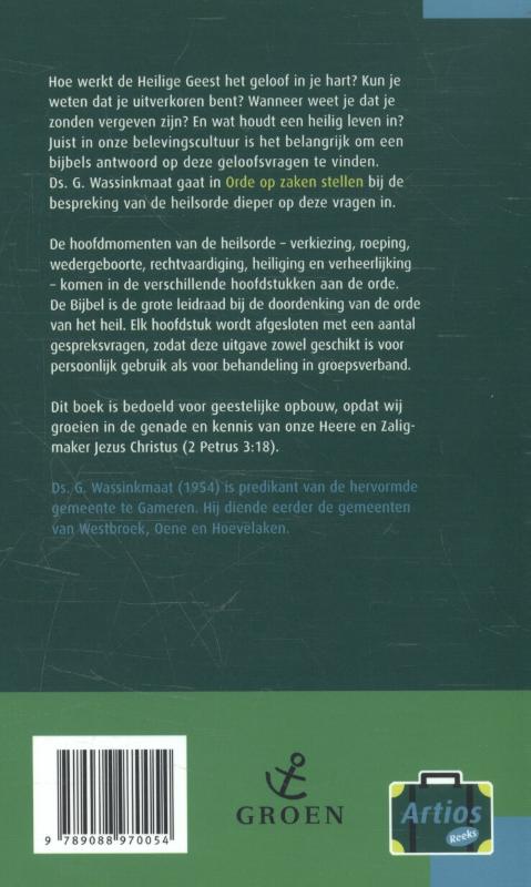 Achterkant van Orde op zaken stellen