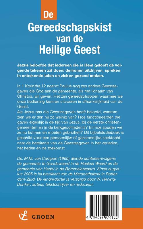 Achterkant van De Gereedschapskist van de Heilige Geest